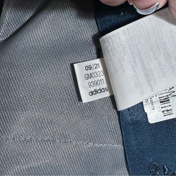 Adidas Blue Flat Front Tailored Shorts - Picture 10 of 10